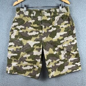 Under Armour Men Loose Camo Cargo Shorts Size 32 HeatGear Outdoor Hiking